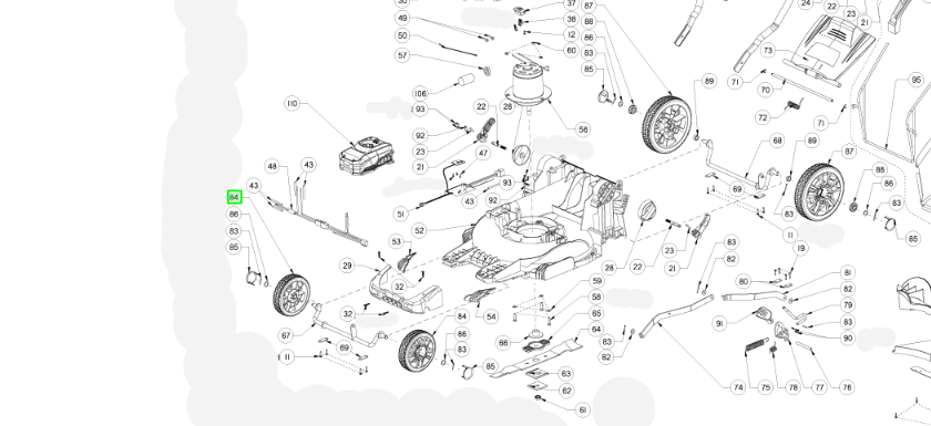 Ryobi Wheel 5131035734