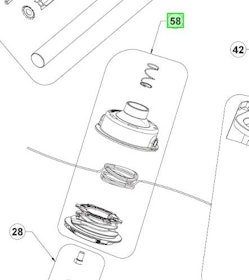 Ryobi  SPOOL FOR OLT1833 5132004531 RAC156