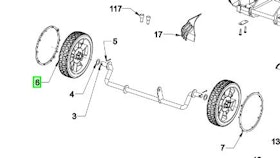 Ryobi Wheel 5131040196