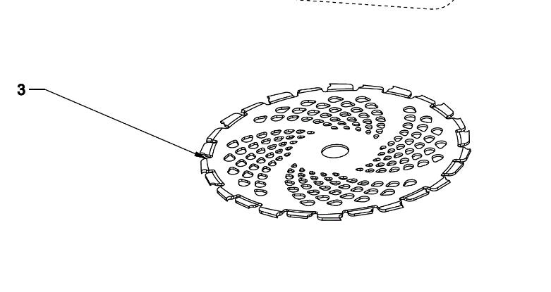 Ryobi RAC167 25cm Brush Cutter Saw Blade XXX (1) 5132006148