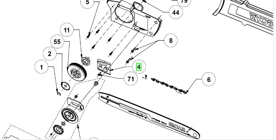 Ryobi PLATE 5131036236