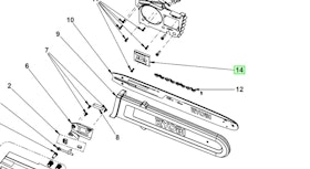 Ryobi 5131044004 RETAINING PLATE (1)
