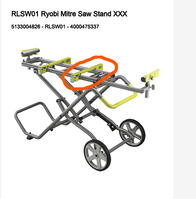 Ryobi HOLDING BRACKET 5131043572