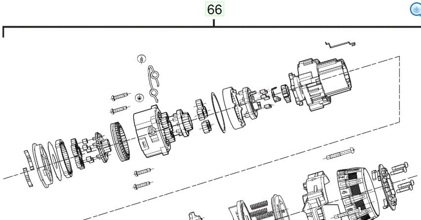 AEG GEAR BOX 4931453074