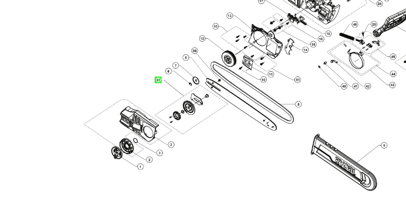 Ryobi TENSIONING DEVICE 5131037425