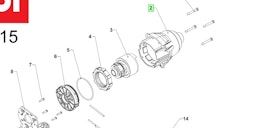 Ryobi GEAR BOX COVER 5131043751