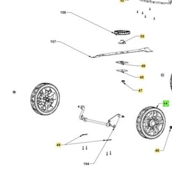 Ryobi Wheel 5131045473