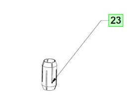 Ryobi Collet 6mm 5131040765