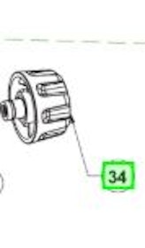 Ryobi Turning Knob 5131041144