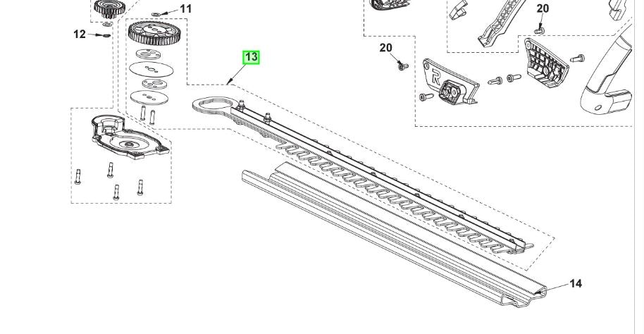Ryobi DOUBLE-SIDED BLADE 5131041372