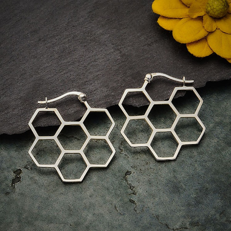 Örhängen – Hexagonblomma