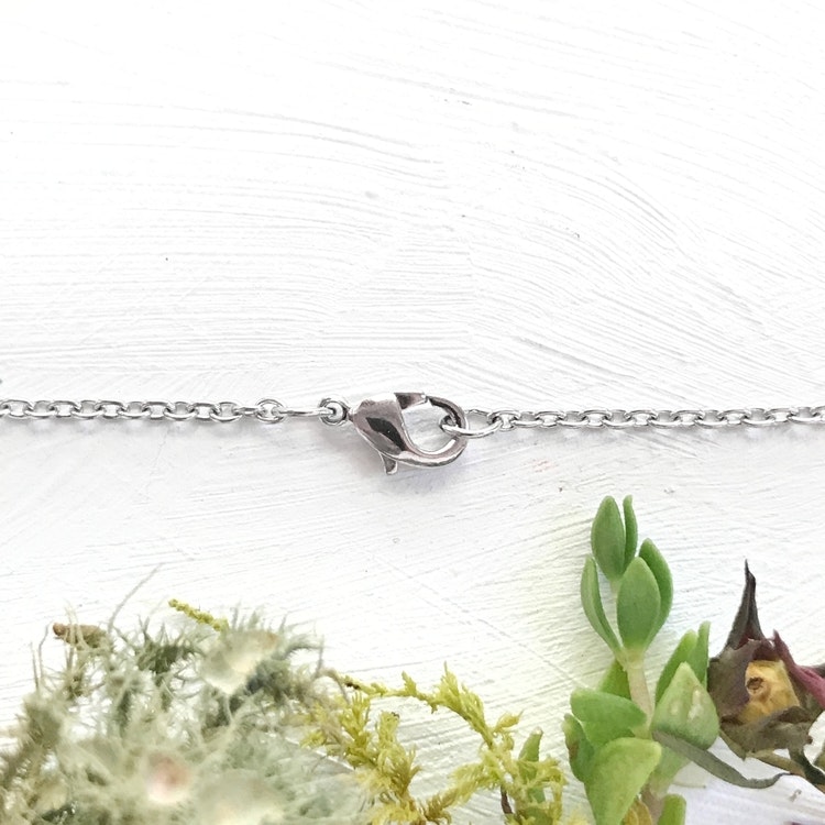 Halsband – Bee Garden, silverfärg