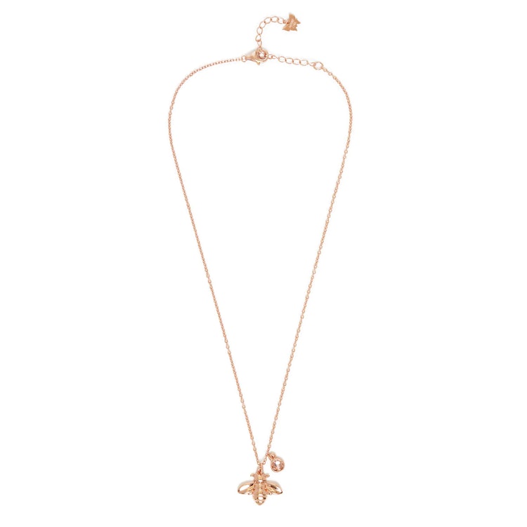 Halsband – Sparkle Bee, roséguld