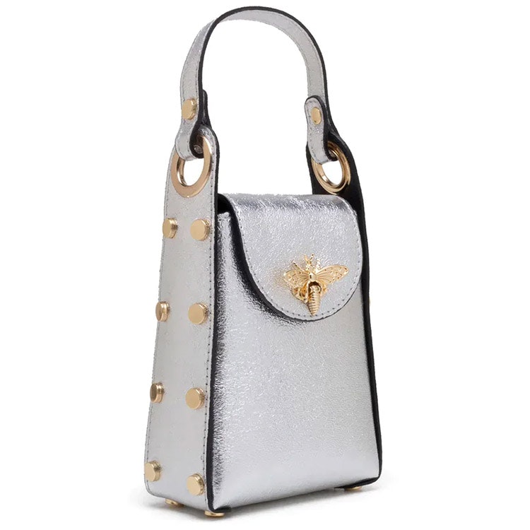 Handväska – The Bee Bag, silver