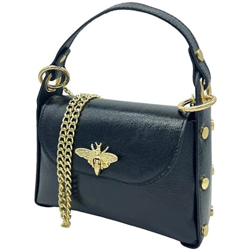 Handväska – L´abeille Bag, svart metallic