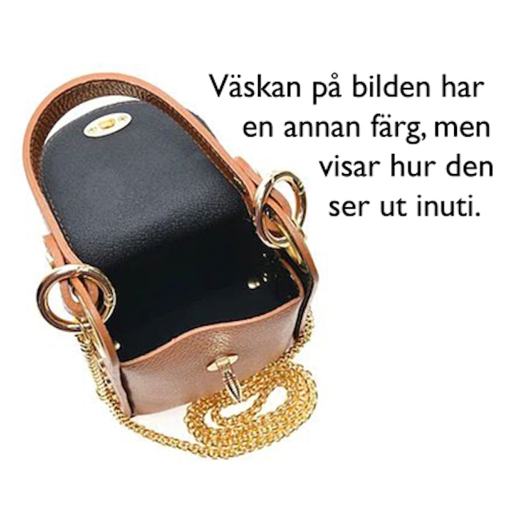 Handväska – The Bee Bag, vinröd metallic