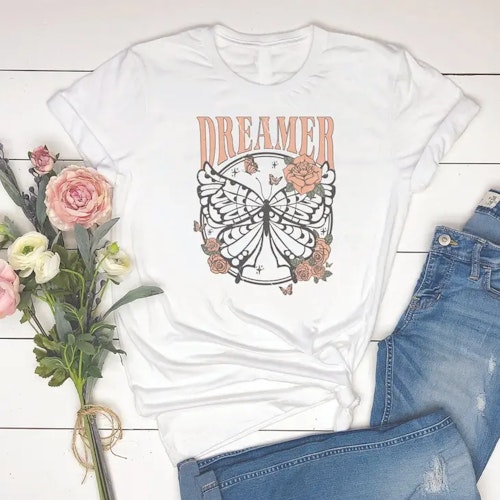 T-shirt – Dreamer Butterfly Vintage