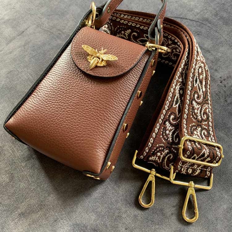 Handväska – The Bee Bag, mörkbrun
