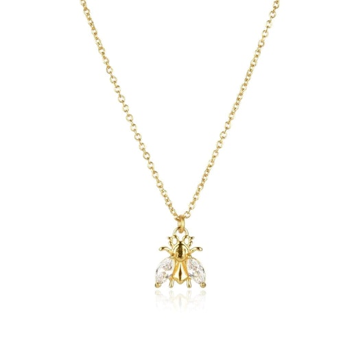 Halsband – Geneve Honey Bee, guld – klar