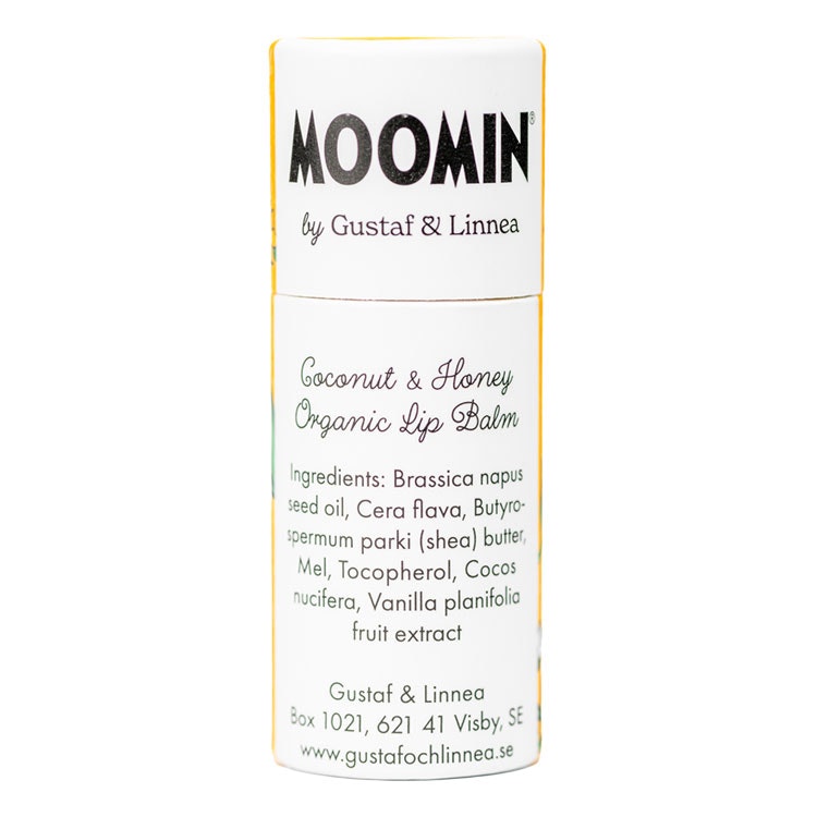 Ekologiskt Läppcerat av bivax med smak av kokos & honung – Moomin by G&L