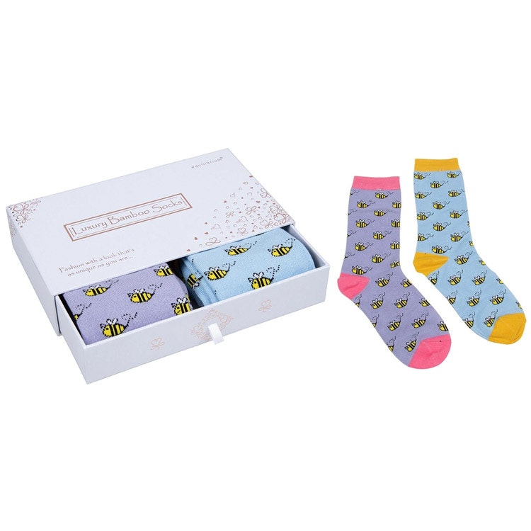 Strumpor, bambu – Busy Bee i presentask