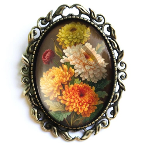 Brosch – Krysantemum
