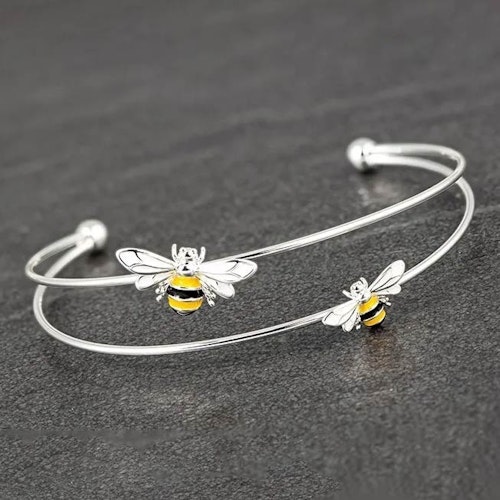 Manschettarmband – Sparkle bee