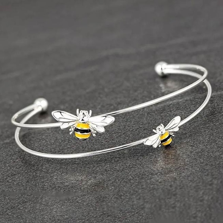 Manschettarmband – Sparkle bee