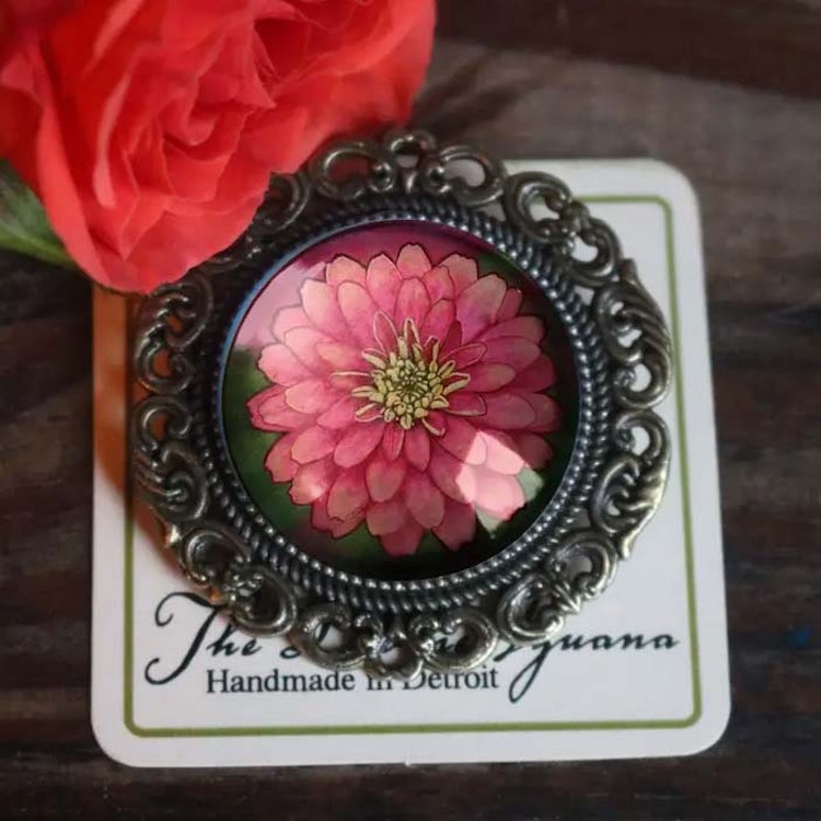 Brosch – Zinnia