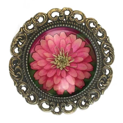 Brosch – Zinnia