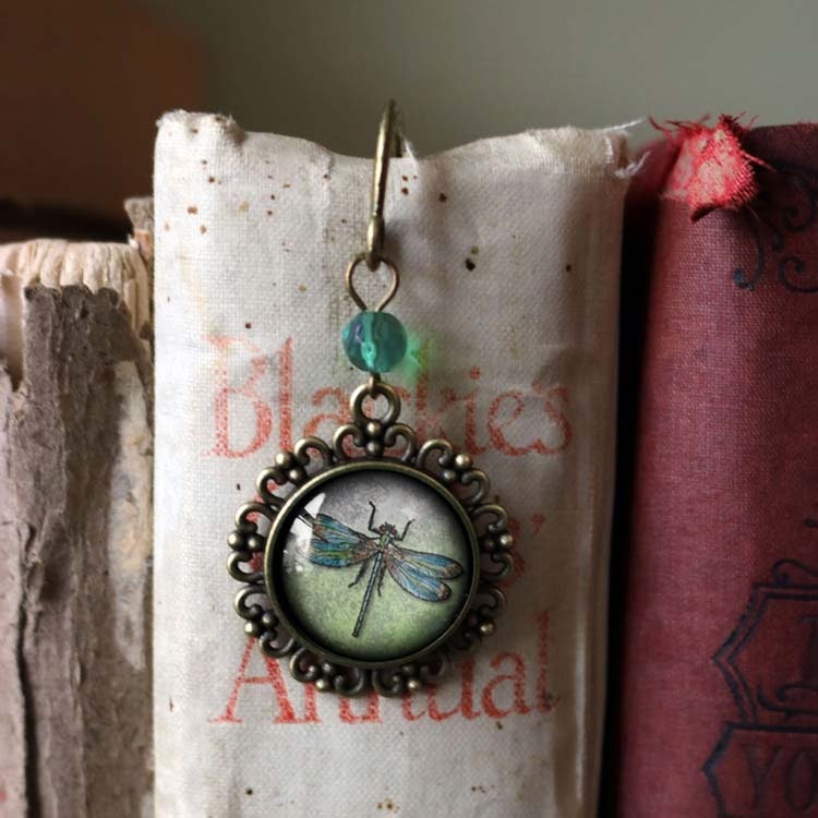 Bokmärke, book hook – Trollslända