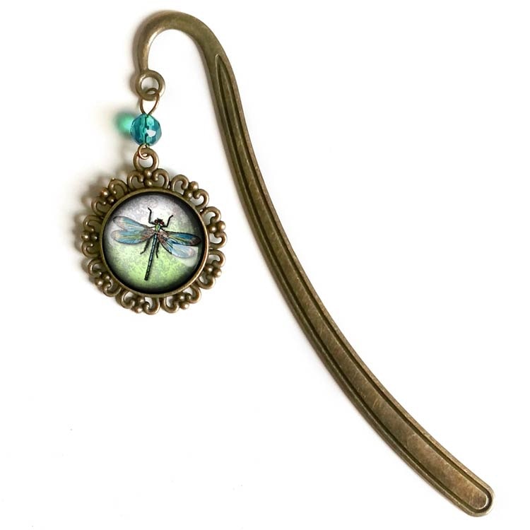 Bokmärke, book hook – Trollslända