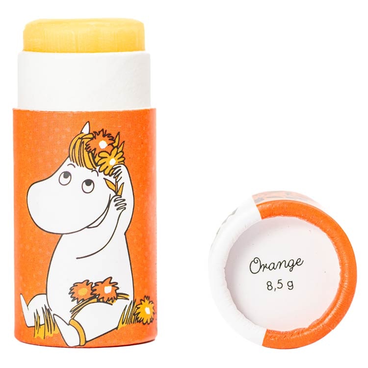 Ekologiskt Läppcerat av bivax med smak av apelsin – Moomin by G&L