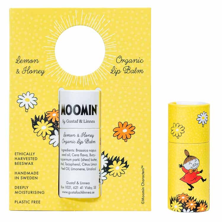 Ekologiskt Läppcerat av bivax, citron och honung – Moomin by G&L