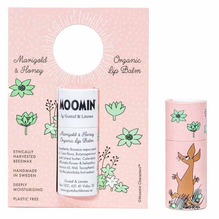 Ekologiskt Läppcerat av bivax med ringblomma & honung – Moomin by G&L
