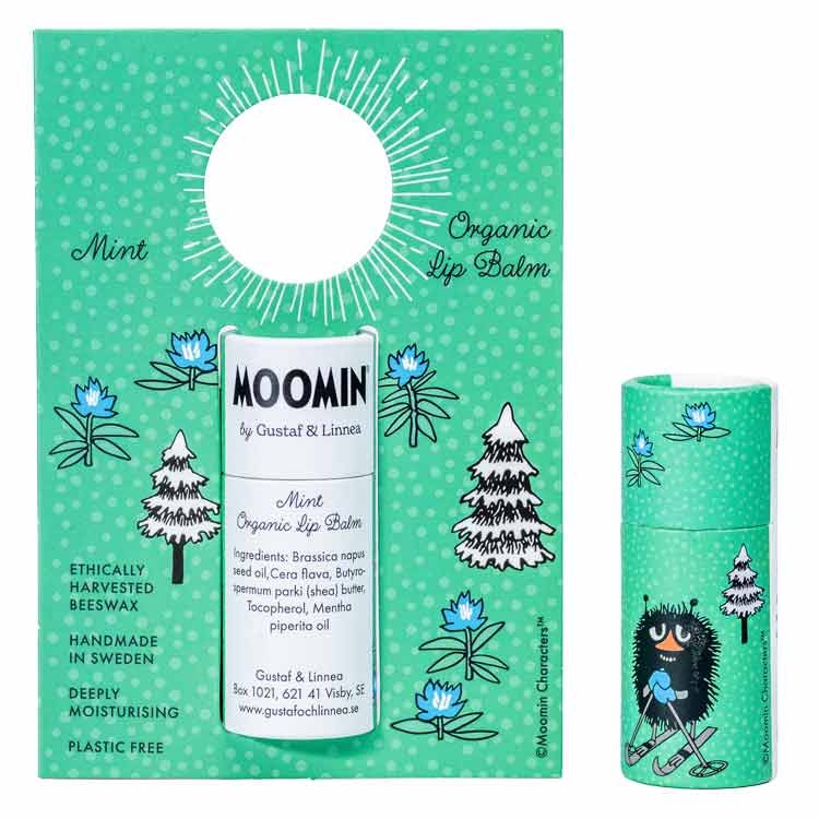 Ekologiskt Läppcerat av bivax med smak av mint – Moomin by G&L