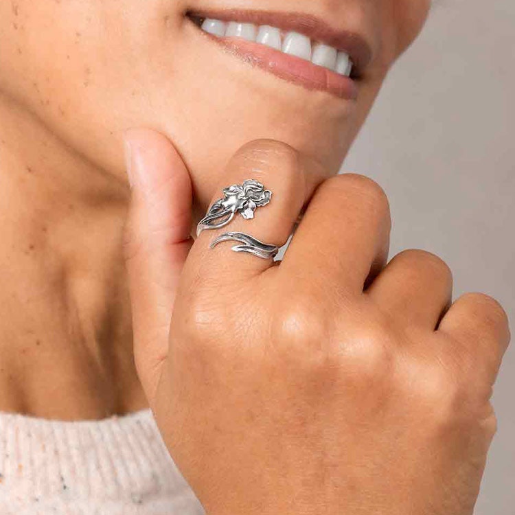 Ring – Iris, silver