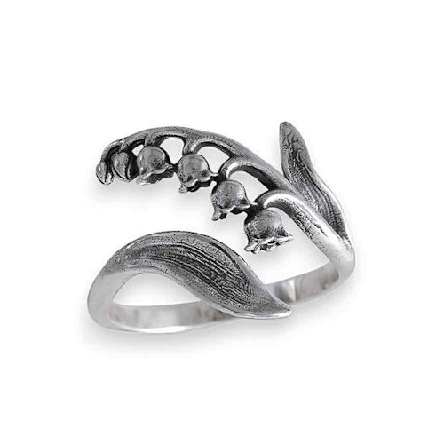 Ring – Liljekonvalj, silver