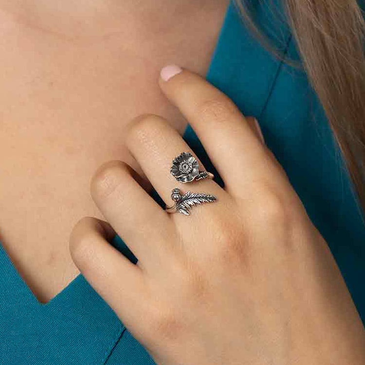 Ring – Vallmo, silver