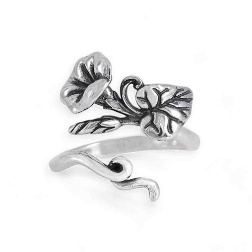 Ring – Blomman för dagen, silver