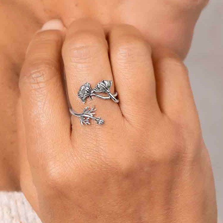 Ring – Rosenskära, silver