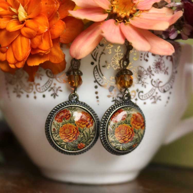 Örhängen, krok – Ringblomma
