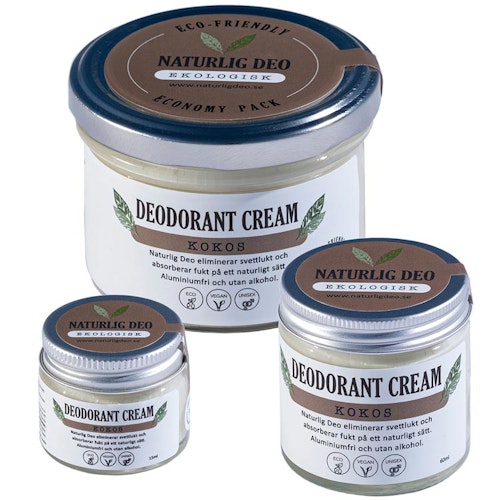 Naturlig Deo – Ekologisk deodorant cream Kokos