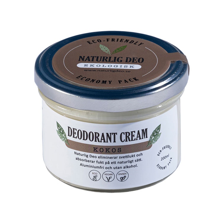 Naturlig Deo – Ekologisk deodorant cream Kokos
