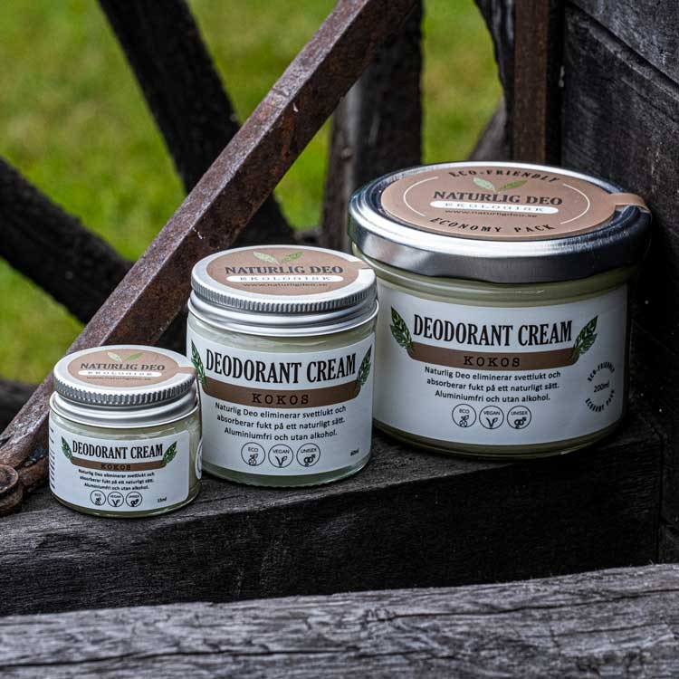 Naturlig Deo – Ekologisk deodorant cream Kokos