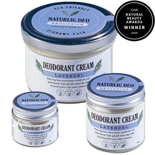 Naturlig Deo – Ekologisk deodorant cream Lavendel