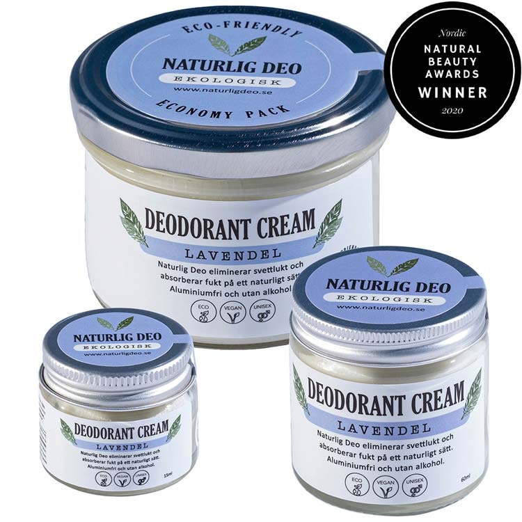 Naturlig Deo – Ekologisk deodorant cream Lavendel