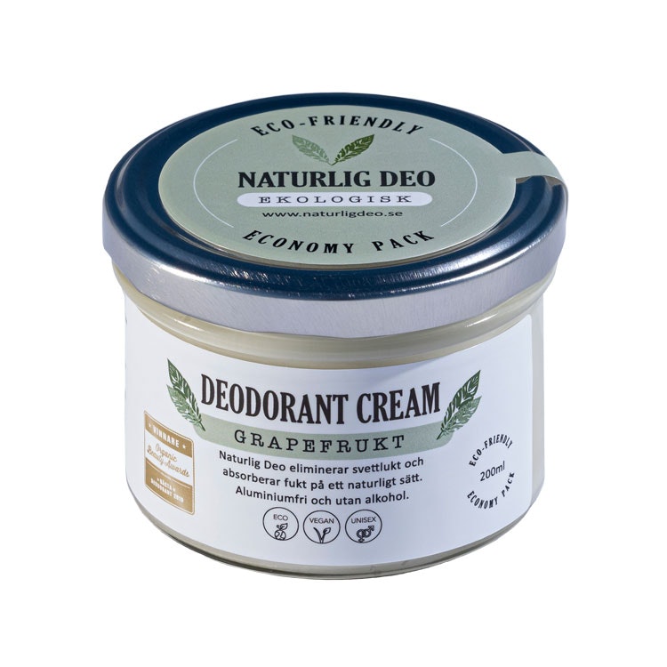 Naturlig Deo – Ekologisk deodorant cream Grapefrukt