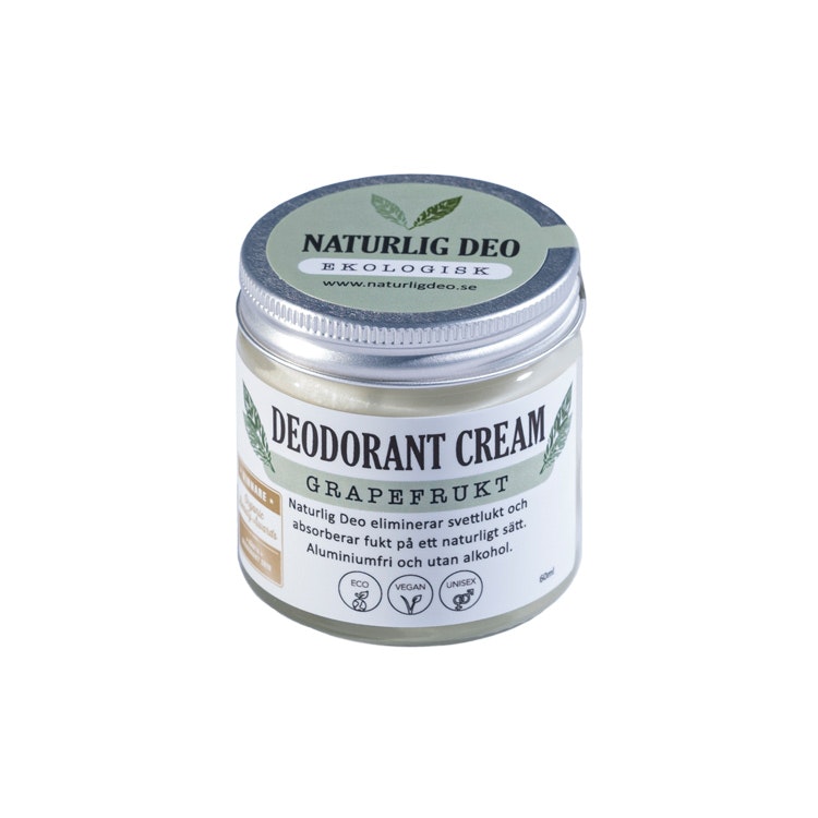 Naturlig Deo – Ekologisk deodorant cream Grapefrukt