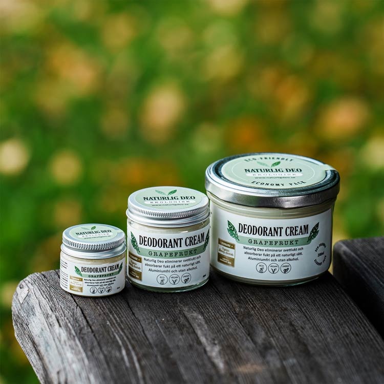 Naturlig Deo – Ekologisk deodorant cream Grapefrukt